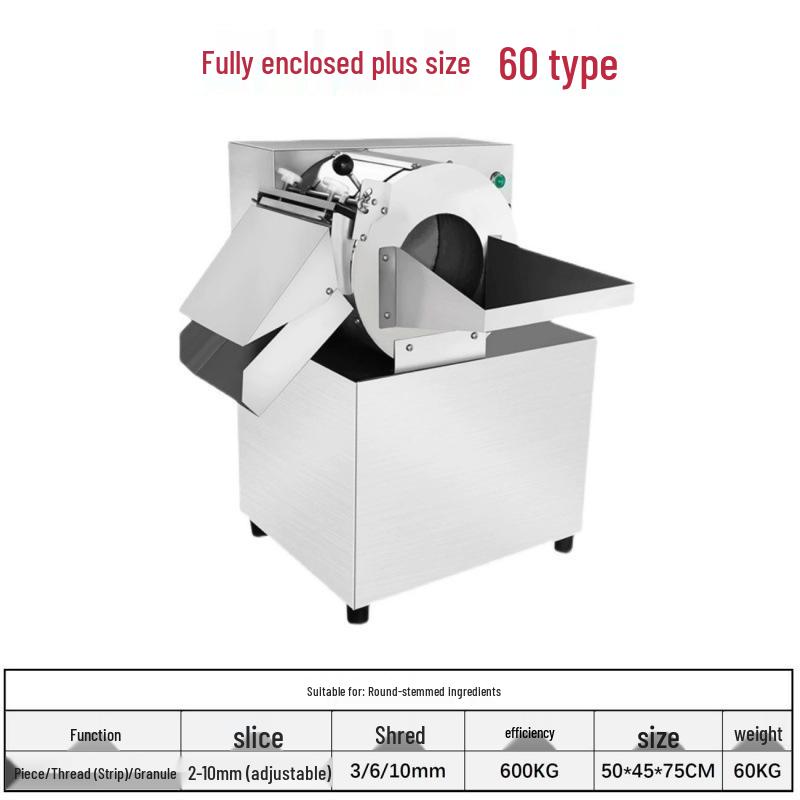 Electric Vegetable Slicer & Shredder for Radish, Sweet Potato, and Ginger