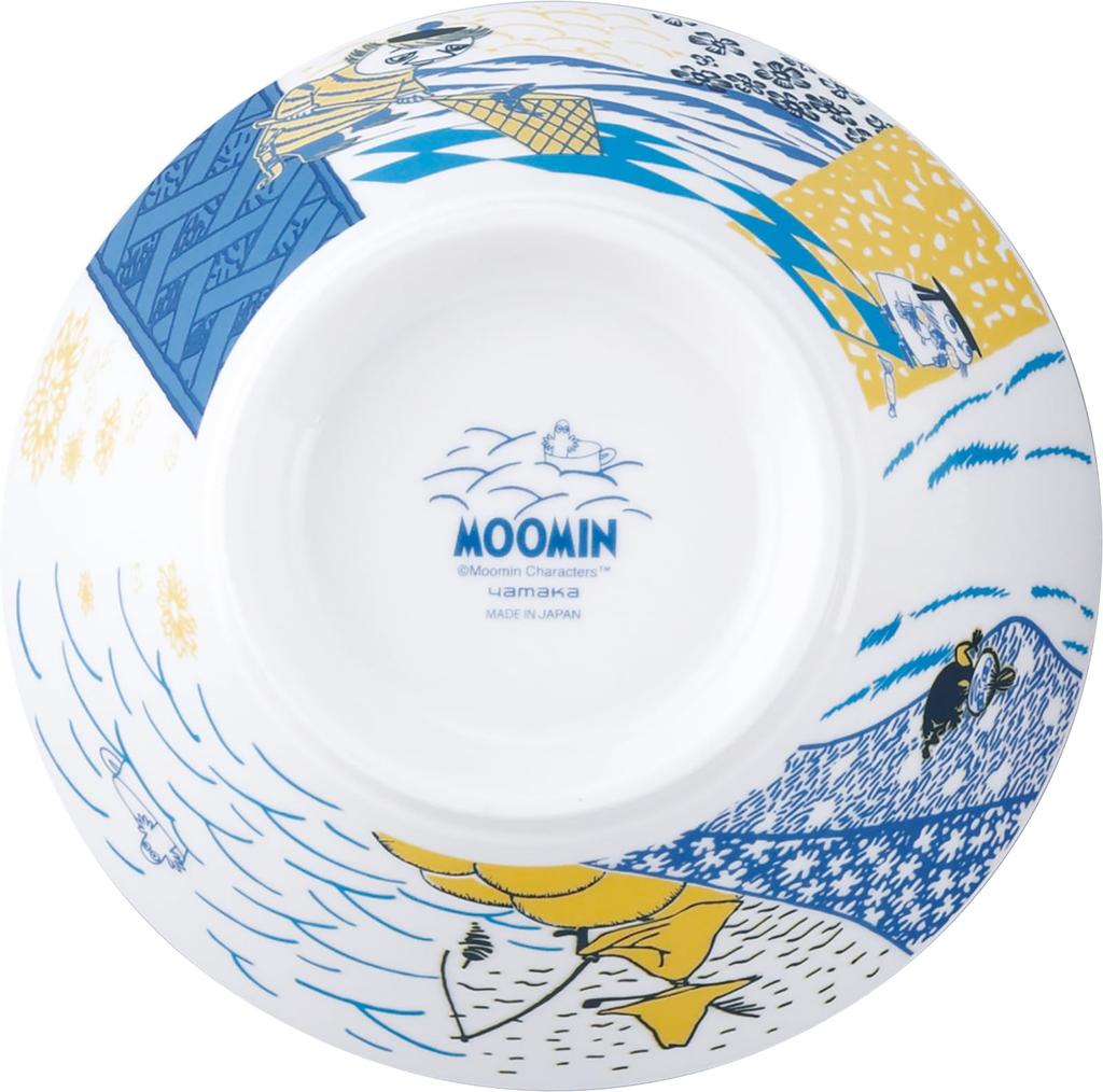 Moomin Noodle Bowl (1000ml) Ramen Bowl (Moomin) Aina Series, Made In Japan, Yamaka Shoten MM8501-311