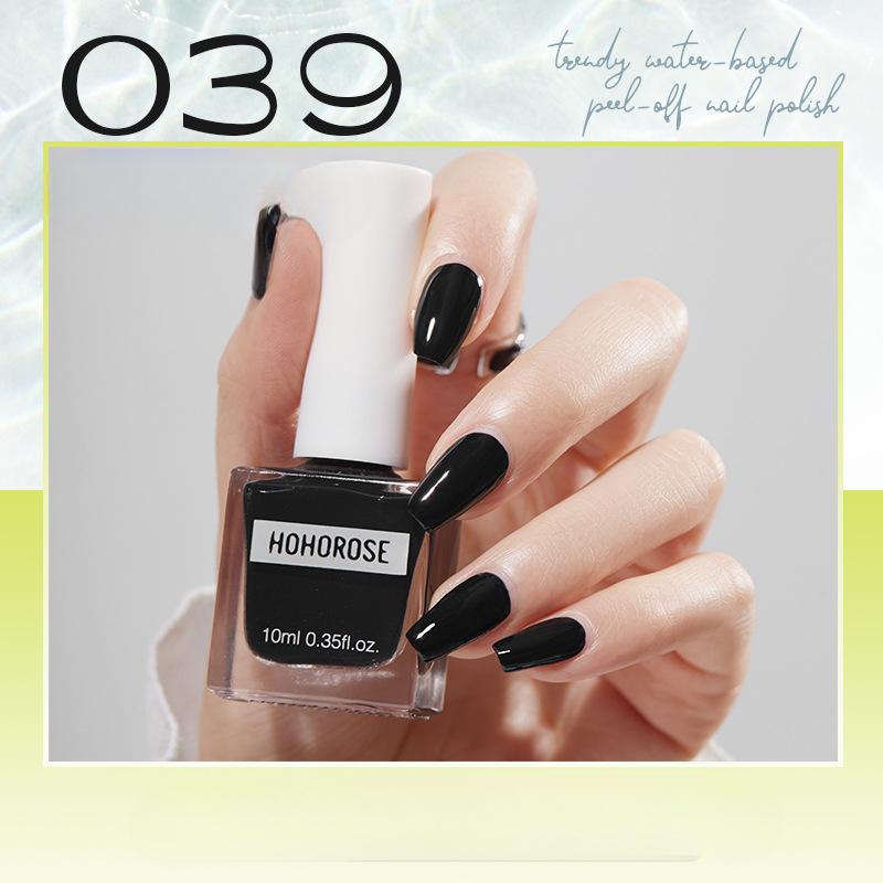 HOHOROSE Oja nouă pe bază de apă Uscare rapidă Fără coacere Lacrimă Albire Nail Art