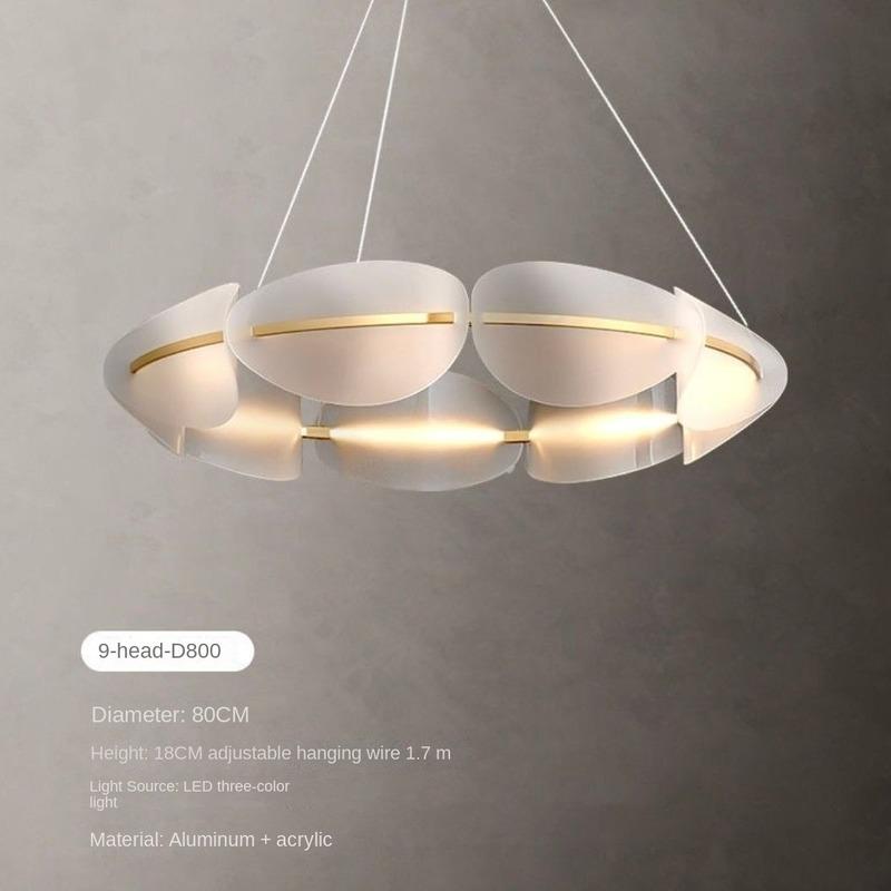 Moderne minimalistische woonkamerkroonluchter Creatieve bloemblaadjelamp Slaapkamerlicht Luxe lampen