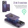 MAGKING K1 Series For iPhone 12/12 Pro Magnetic Case PC+TPU+PU Phone Cover with Card Holder Kickstand