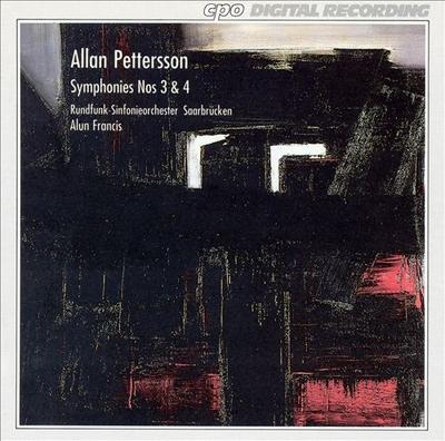 CD ALLAN PETTERSSON - RUNDFUNK-SINFONI - Symphonies Nos 3 & 4 9992232 Cpo 1994 Germany Classical Used