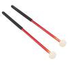 2 Pcs Timpani Mallet Soft Wool Felt Head Anti Slip Rubber Handle Alloy Percussion Stick