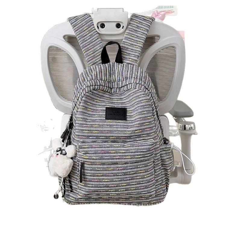 Zaino stile letterario ins giapponese piccolo fresco a quadri zaino scolastico femminile campus scuola superiore studente universitario zaino autunno e inverno viaggio schiena