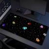 Space Friends XL Gaming-Mauspadd Anti-Rutsch-Gummibasis Genähte Kante Wasserdichte Schreibtischmatte für PC Laptop Gamer Büro Computerzubehör C92917