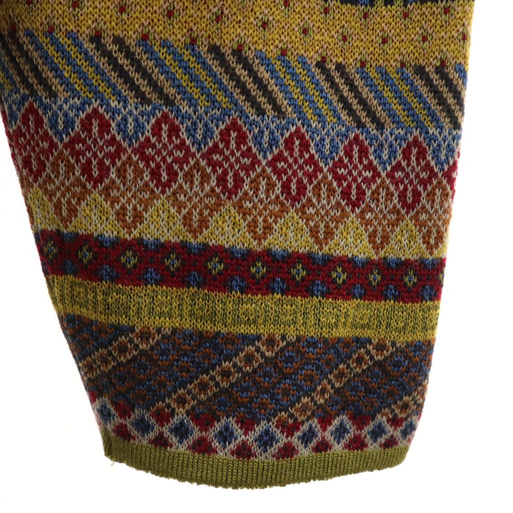KENZO 90s Old Japanese wool blend Overall handle Long sleeve knit free Women Used
