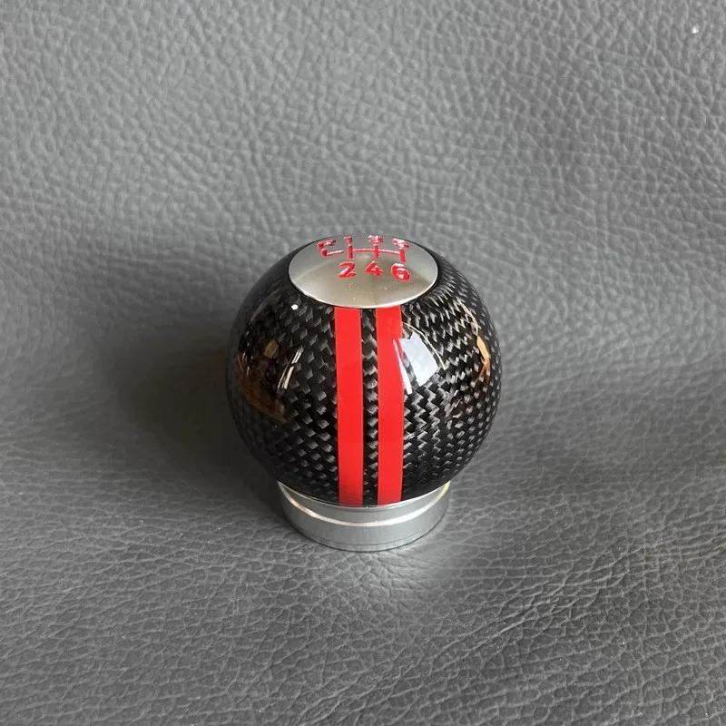 New Real Carbon Fiber Gear Shift Knob For Toyota GT86 Subaru BRZ WRX STI 6 Speed Gear Ball