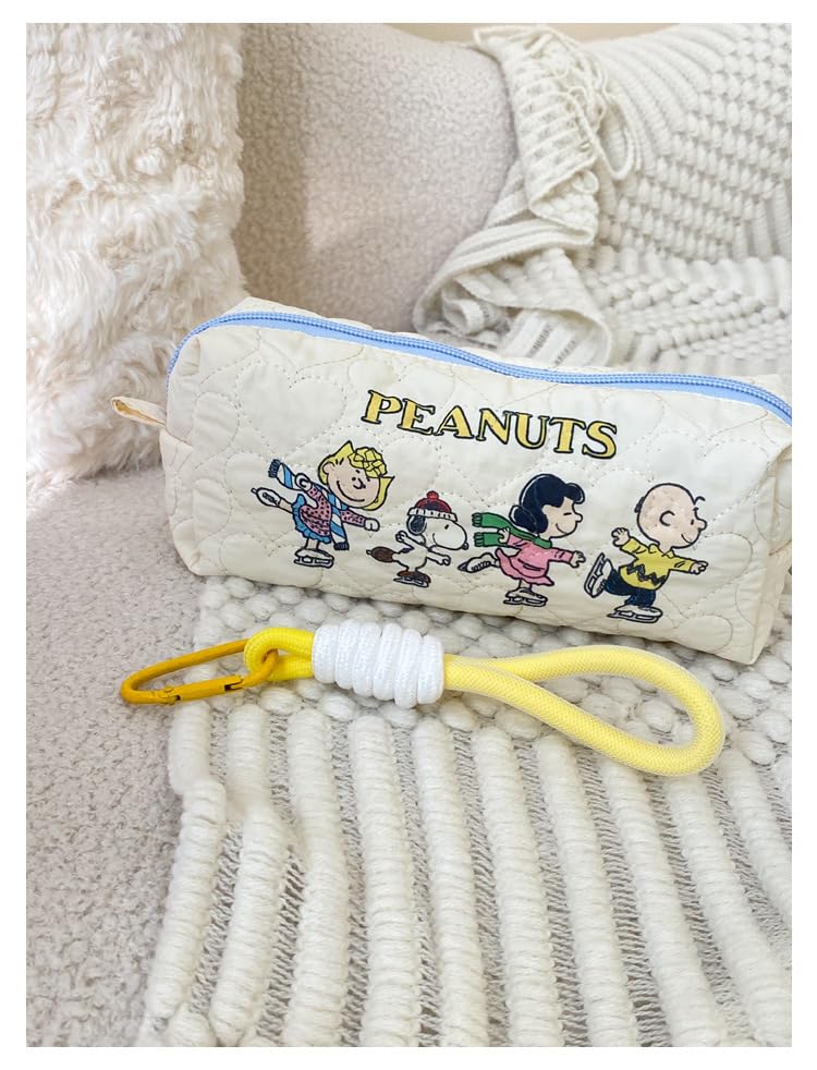 Snoopy Pencil Cute and Simple Large Capacity Boys and Elementary School Middle School High School College and Working Cosmetics Travel Popular for