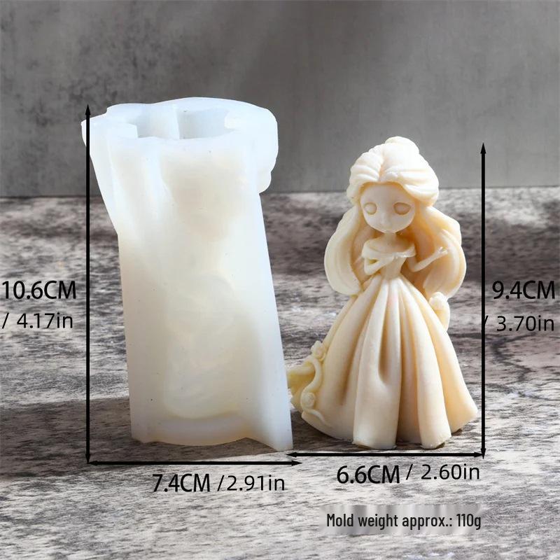 

Принцесса Бетти 3D гипсовая кукла и силиконовая форма для свечи