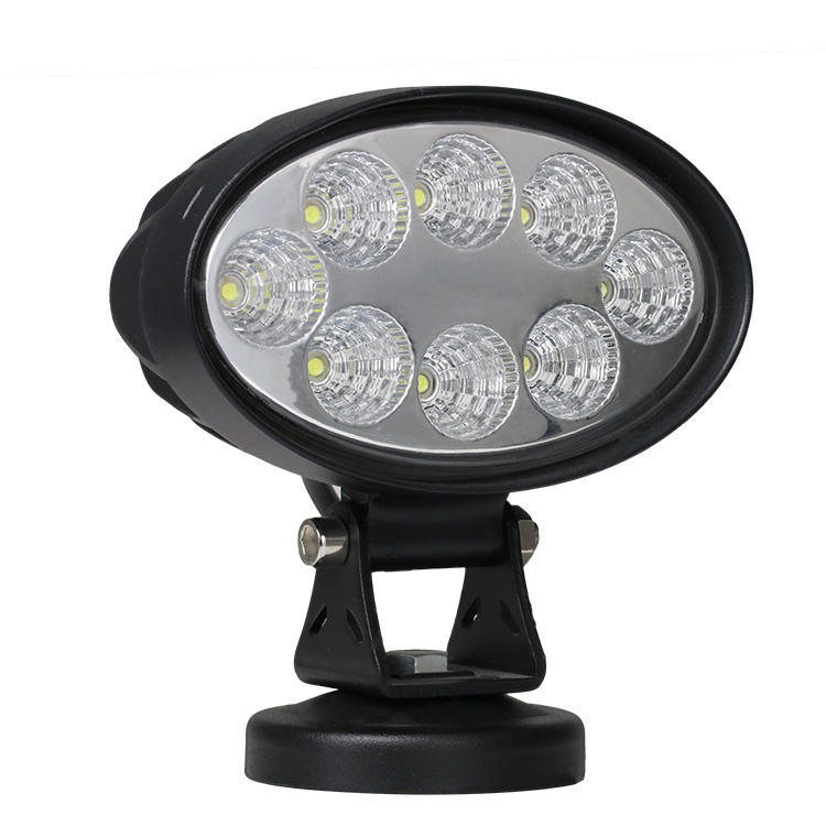 24W LED-Arbeitsscheinwerfer für Auto LKW Offroad Motorrad Scheinwerfer Ovale Form