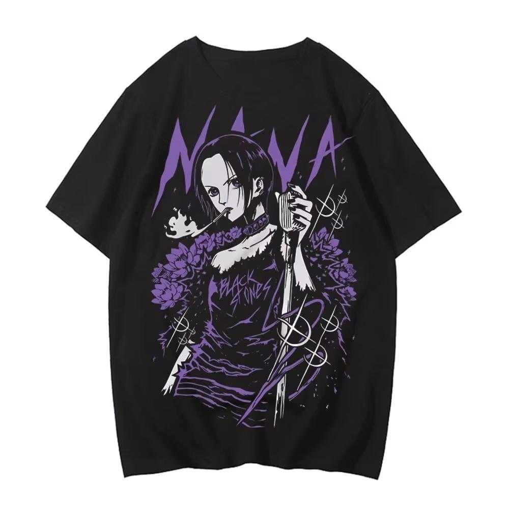 2026 New Japanese Manga NANA Black Stone & Osaki Nana Graphic‑Print Unisex Summer Short‑Sleeve T‑Shirt