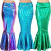 Zeemeermin Pailletten Bodycon Visstaart Rok voor Cosplay & Podiumoptredens
