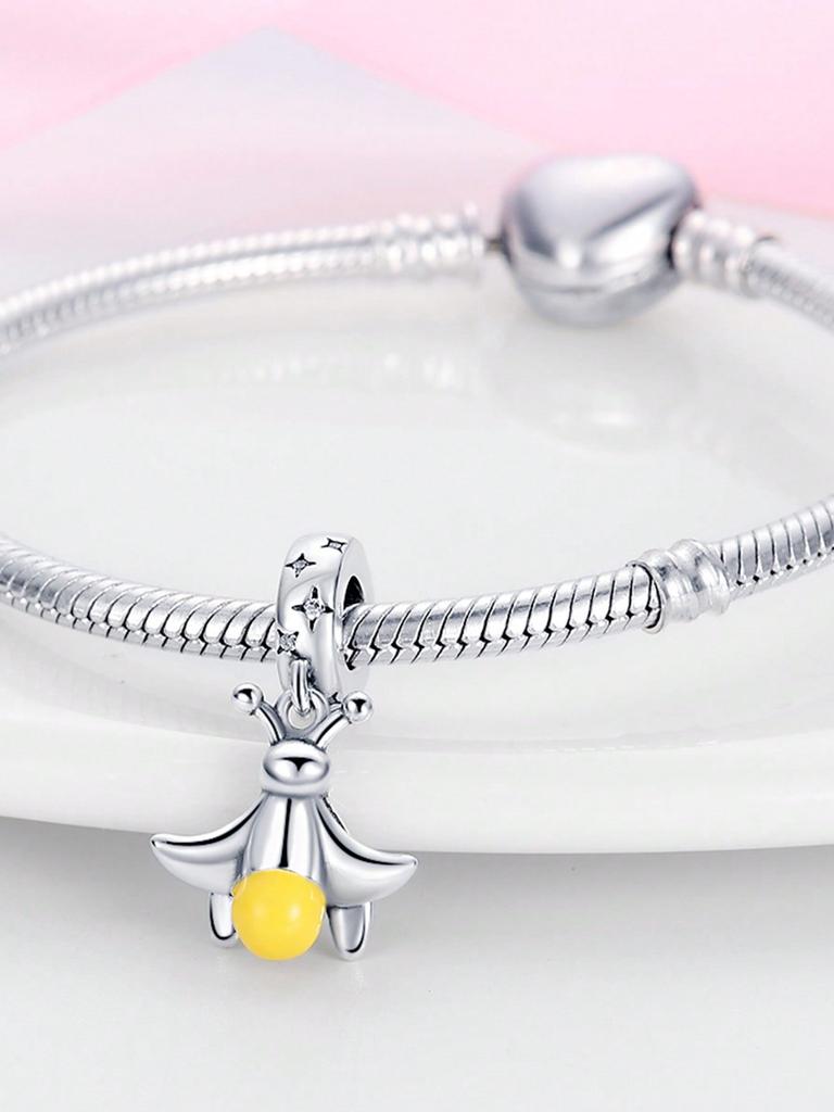 Charm Bead Components Plata Copper Metal Colors Colorful Fireflies Bead Components Charm Bead Component Pendant Bead Component Designed For Authentic