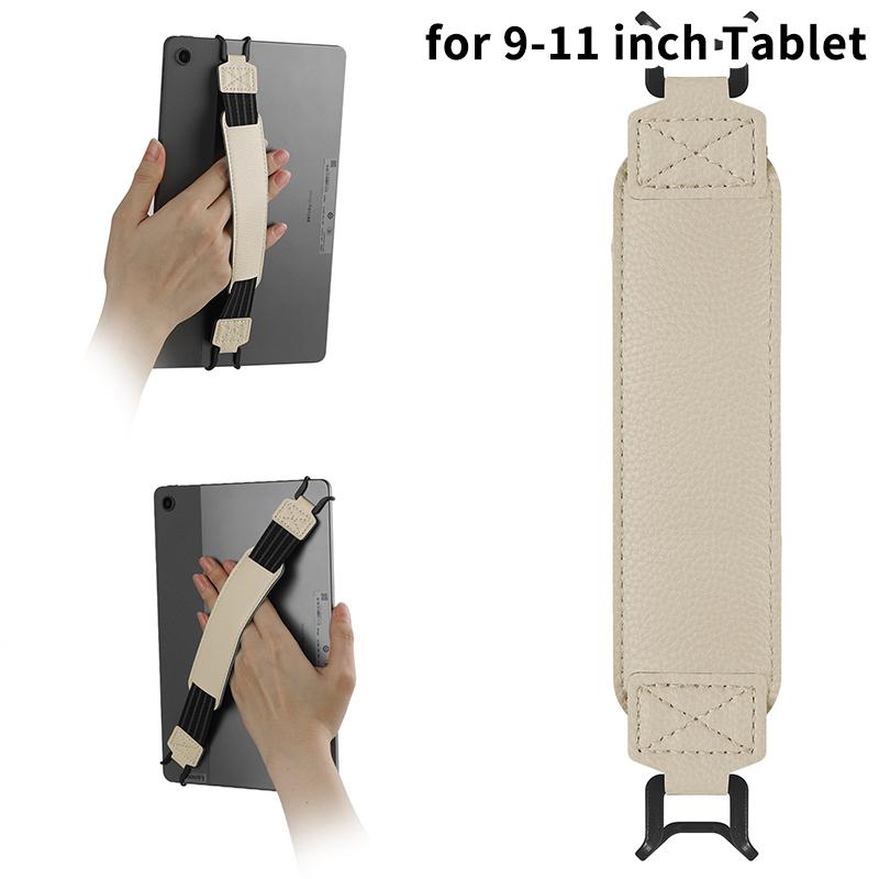Leder Handschlaufe für 6-11" Tablet Ständer Haltegriff Sicherheit für iPad Xiaomi Samsung für Kindle Kobo Voyaga E-Reader Halter