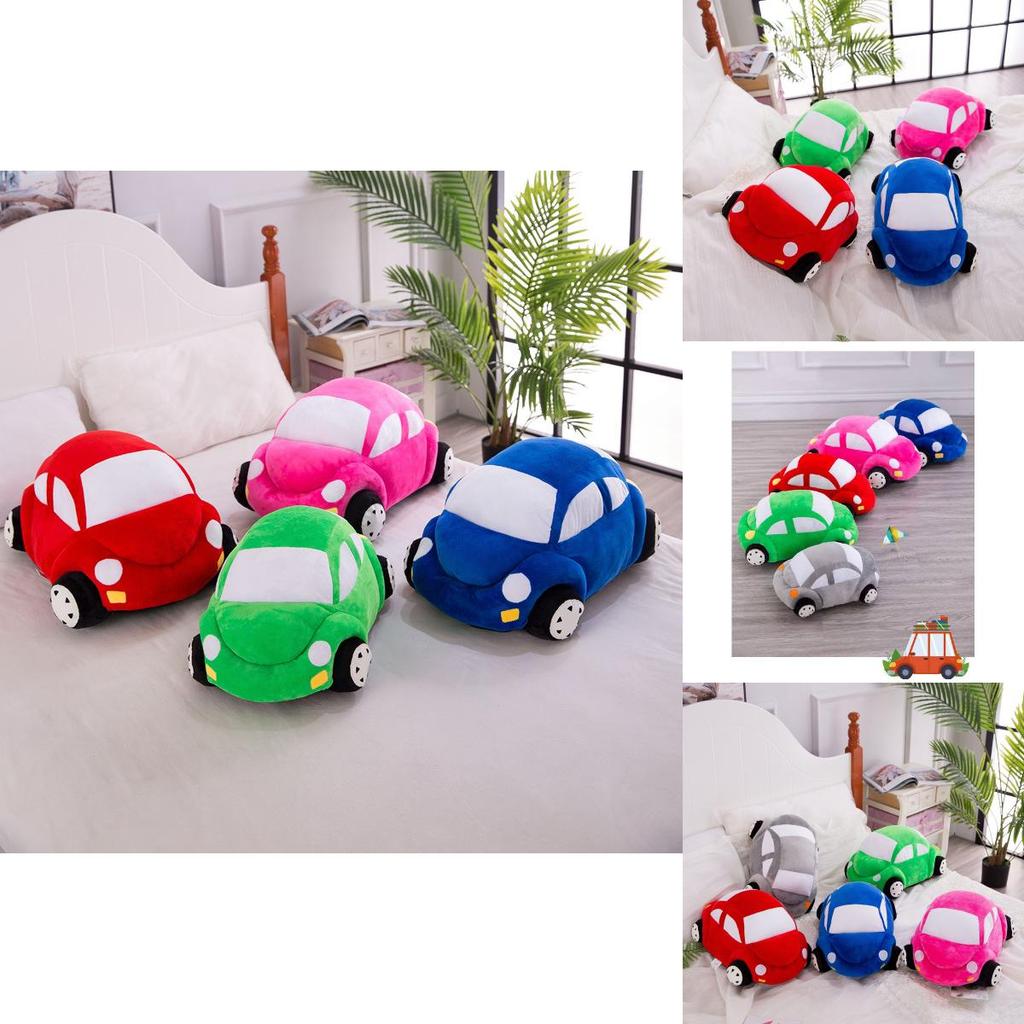 Adorable Plush Car Toy For Kids Super Soft Pp Cotton Stuffed Vehicle Pillow