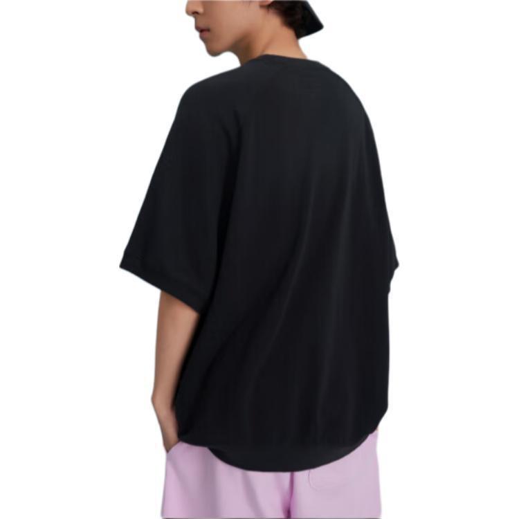 Converse Retro Chuck Crew T-shirt Asia Sizing 'Black' Men's 10026428-A01