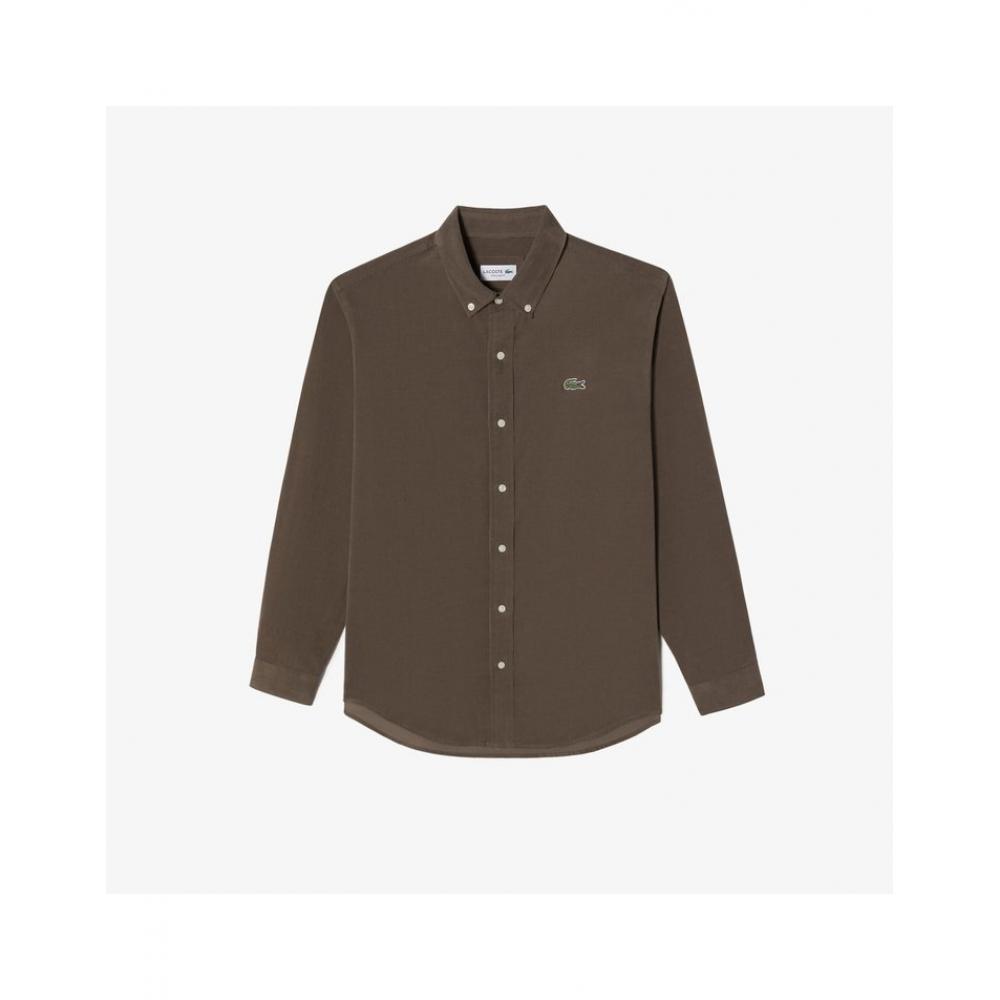 

LacoSte Men S Corduroy Solid Shirt Ch642e 54n Six 038