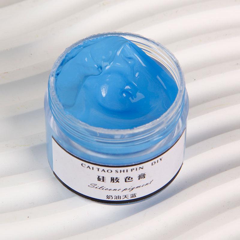 30g Silicone Color Paste Shiny Oily Macaron Paint Manual Diy Pinching AB Silicone Coloring