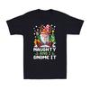 Naughty And I Gnome It Funny Gnome Christmas Pajamas Family Gift Unisex's T-Shirt