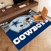 1pc Dallas Cowboys Print Area Rug - Soft, Washable Non-Slip Indoor Mat, Living Room, Home Office Decorative Rug,Office Decorative