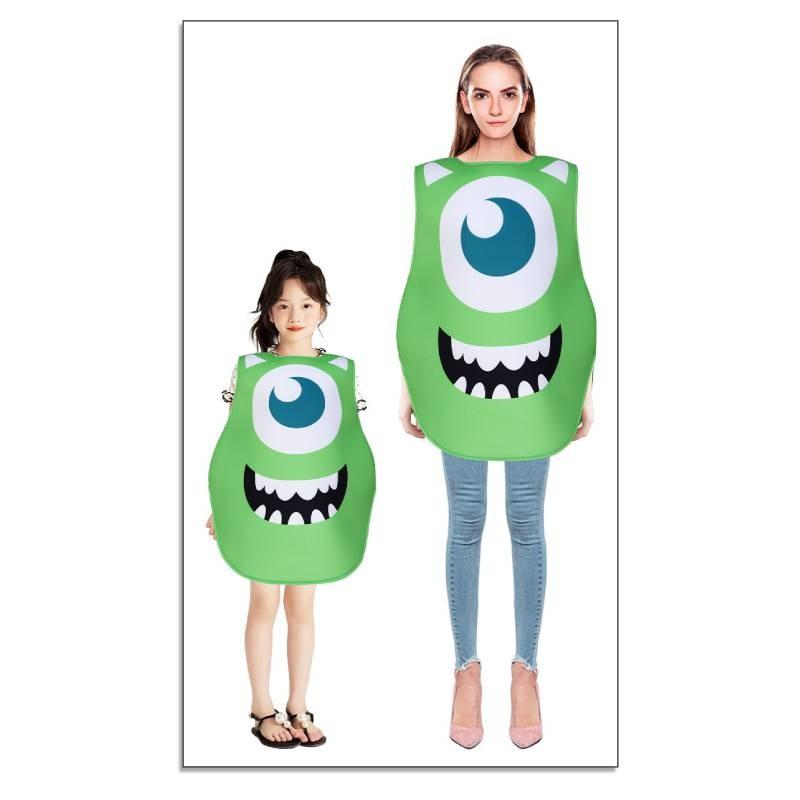Adorable Monsters Inc Cosplay Costume For Halloween Stage Parties In Unisex Sizes