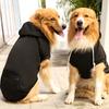 Dog Jacket Hooded Outfit Warm Costumes Fall Winter Pet Clothes for Large Dog,Long Sleeve Sweatshirt Jacket for Pets