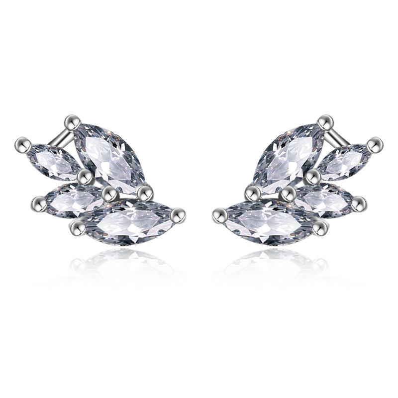 

Роскошные уникальные серьги женские украшения подарок на день святого валентина женские аксессуары для вечеринки и свадьбы простые серьги из циркония Copper