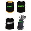 [Upgraded] Dog Security Shirt Vest Pet Puppy T-Shirt Dog Cat Clothes, Large, Medium, And Small Dog Shirt Vest Made Of Technical Fabrics