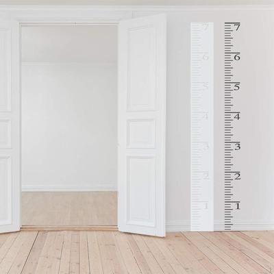 Growth Chart Stencil Height Measuring Ruler,Rustic 7 Feet,Painting On Wood Reusable Farmhouse Ruler