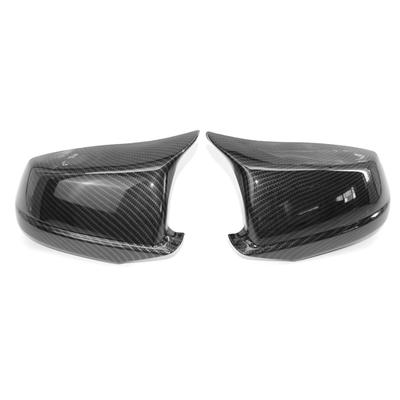 2pcs Side Mirror Covers Rear View Mirror Cover Carbon Fiber Outside Housing Mirror Cover Cap