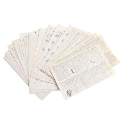 57 STÜCKE Vintage Scrapbook-Papier Einzigartige Alte Buchserie Hintergrund Bastelpapiere für Scrapbooking DIY