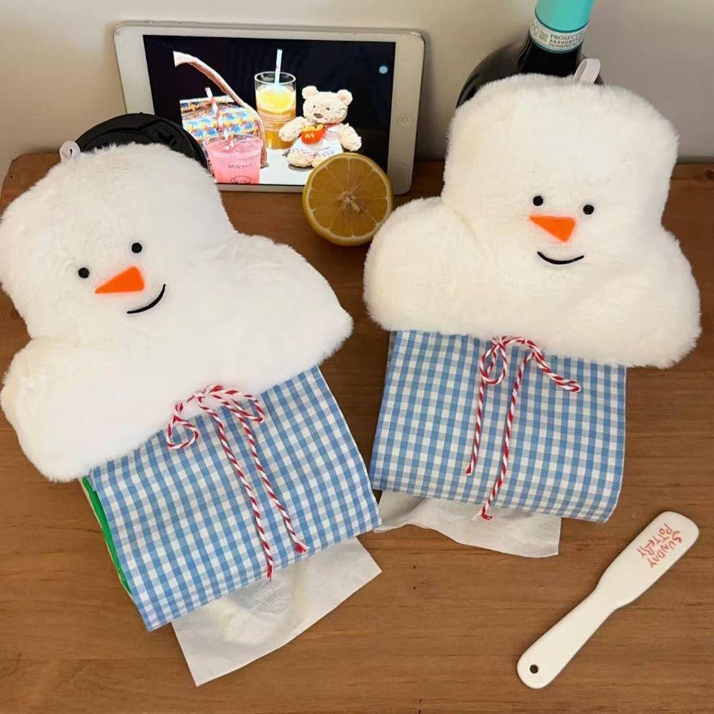 Wall Mounted Tissue Bag Snowman Tissue Hanger New Tissue Box
