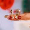 Women's Earrings, Fashionable And Versatile Sparkling Diamond Earrings