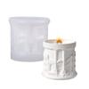 Silicone Mould for Candle Making and Resin Art Roman Street Storage Cup Crafting Nordic Designs Home Decoration Use