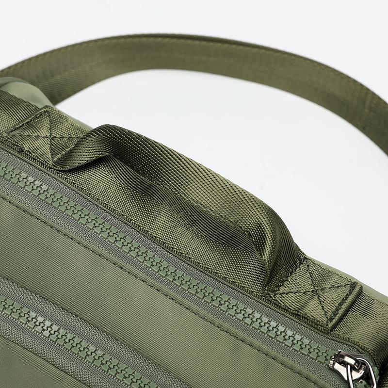 Cylinder Women's Bag Solid Color Nylon Bag Mobile Phone Bag Shoulder Crossbody Bag