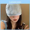 Washable Fashionable Denim Beret Hat In Various Color For Spring And Summer Wear