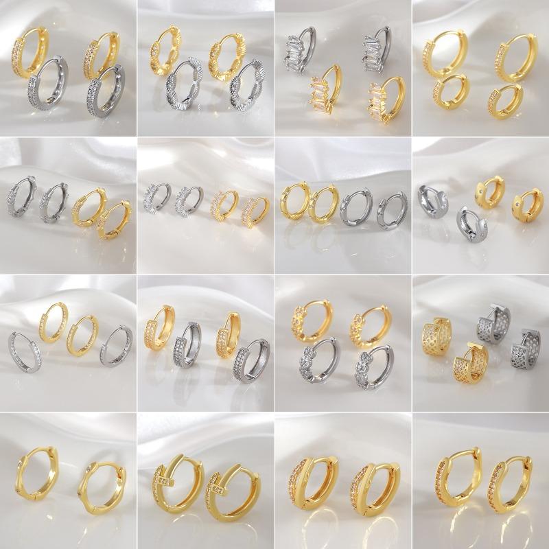 Smooth Surface Stud Design, Versatile Ear Pins with A Simple and Elegant Style, Fashionable and Creative Ear Jewelry