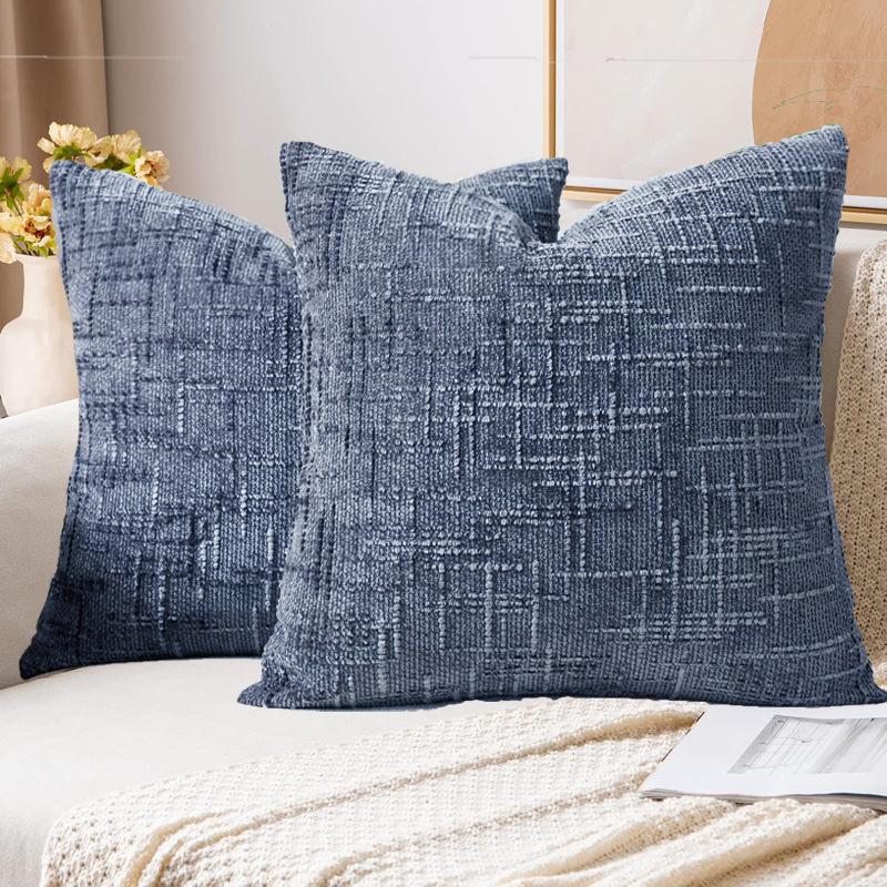 2PCS Neutral Farmhouse-style Decorative Pillowcases, Made of Fluffy Texture, Soft and Comfortable, with A Modern Western Farmhouse Style