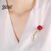 Lapel Pin For Suits Rose Brooch 3D Design Multi-Functional Safety