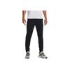 Under Armour Solid Color Slim Fit Joggers Men Bottoms Black 1373730-001
