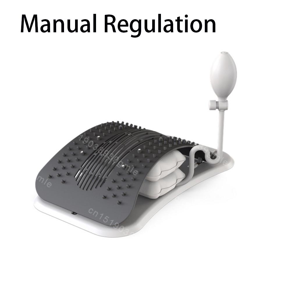 

Массажер для спины Растяжка Поясничный Регулируемая высота Поддержка Расслабление Позвоночник Облегчение боли Позвоночный релаксатор Вытяжение Корректирует талию чёрный