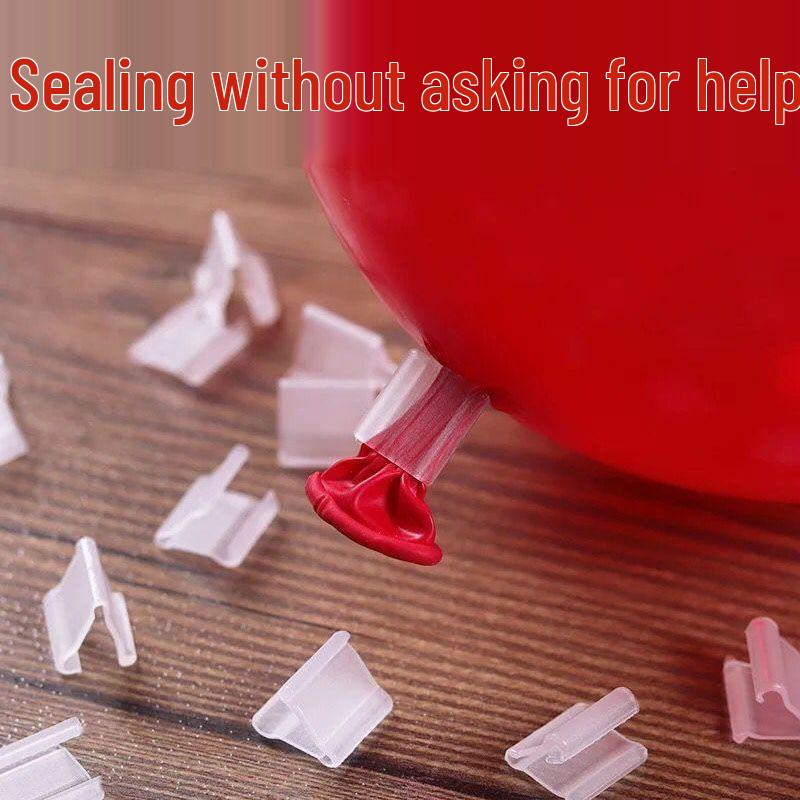 Wedding Balloon Clips: V-shaped, H-shaped, Double-layer Plum Blossom Shaping and Sealing Accessories