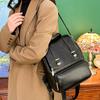 PU soft leather backpack women's new versatile large-capacity women's backpack retro anti-theft backpack