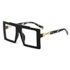 New European American Retro Square Unisex Trendy Fashion Street Style Sunglasses