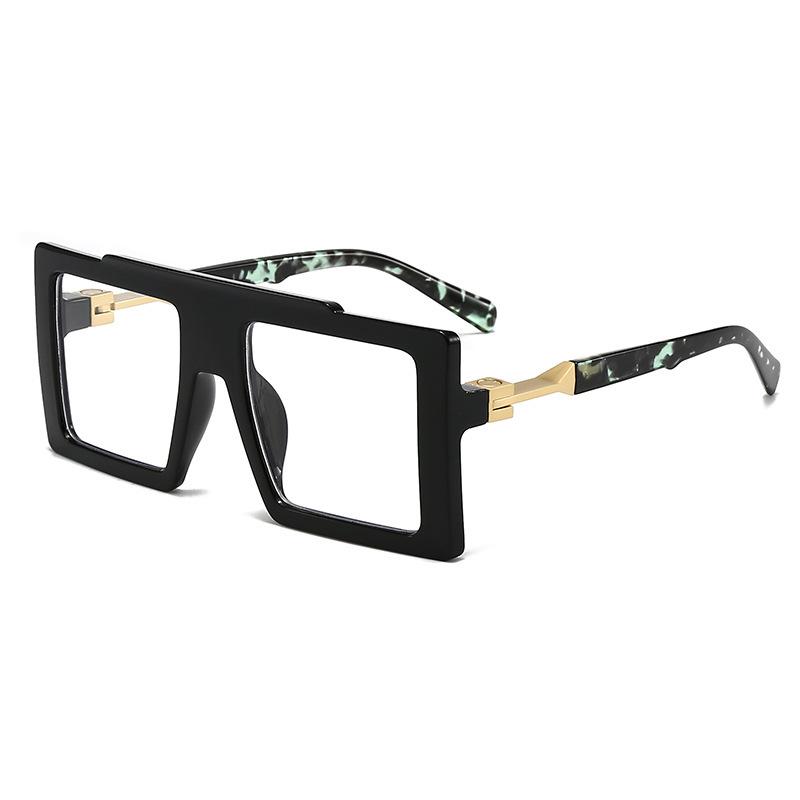 New European American Retro Square Unisex Trendy Fashion Street Style Sunglasses