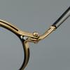 54227 Retro Steam Punk Glasses Frames Men Round Optical Eyewear Metal Spectacle Frame Computer Eyeglasse