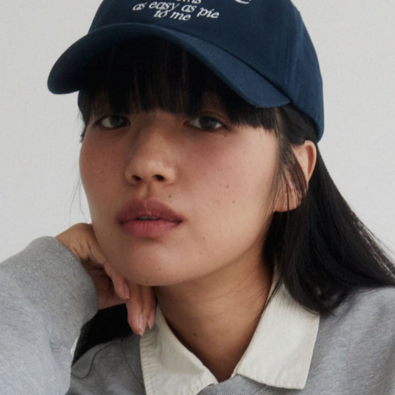 

sloppipie SIGNATURE COTTON BALL CAP [NAVY] NAVY