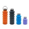 1PC 500ml Portable Silicone Water Bottle Retractable Folding Coffee Bottle Cups E Outdoor Travel Tools Collapsible Sport Bottles