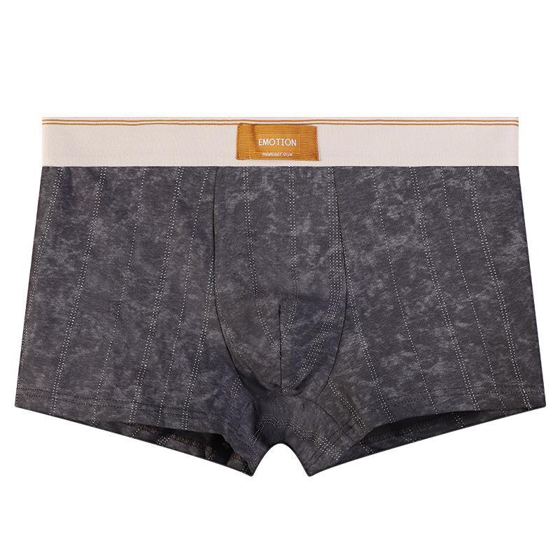 

Чоловіча бавовняна білизна Чоловічі боксери Чоловічі труси Зручні боксерки Чоловічі брифи Хлопчачі трусики 3XL темно-сірий