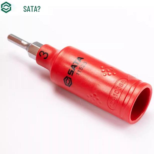 VDE Insulated Hex Socket Wrench 6.3MM Series SATA 11523 11528 11524